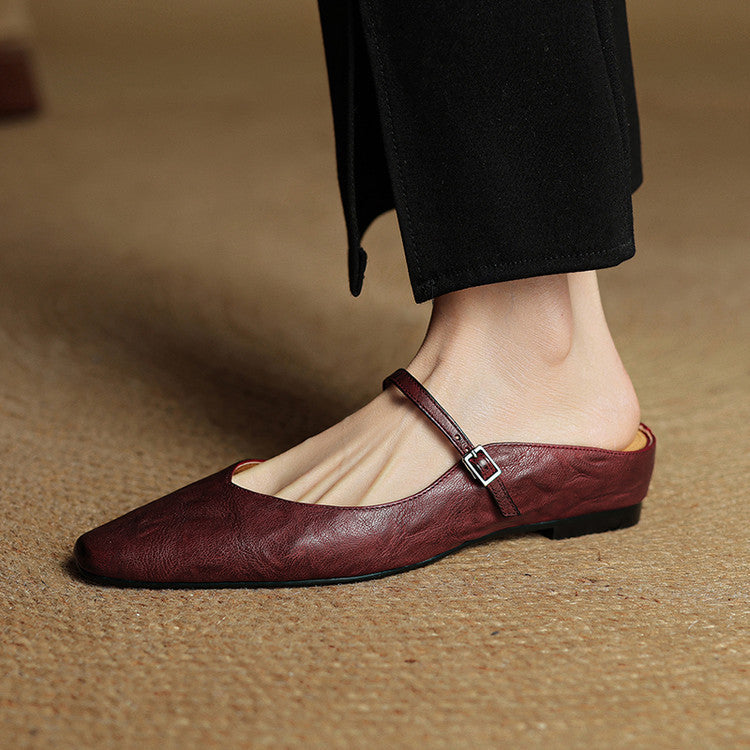 Agnès Paris | Mules Babies en Cuir Souple Solange