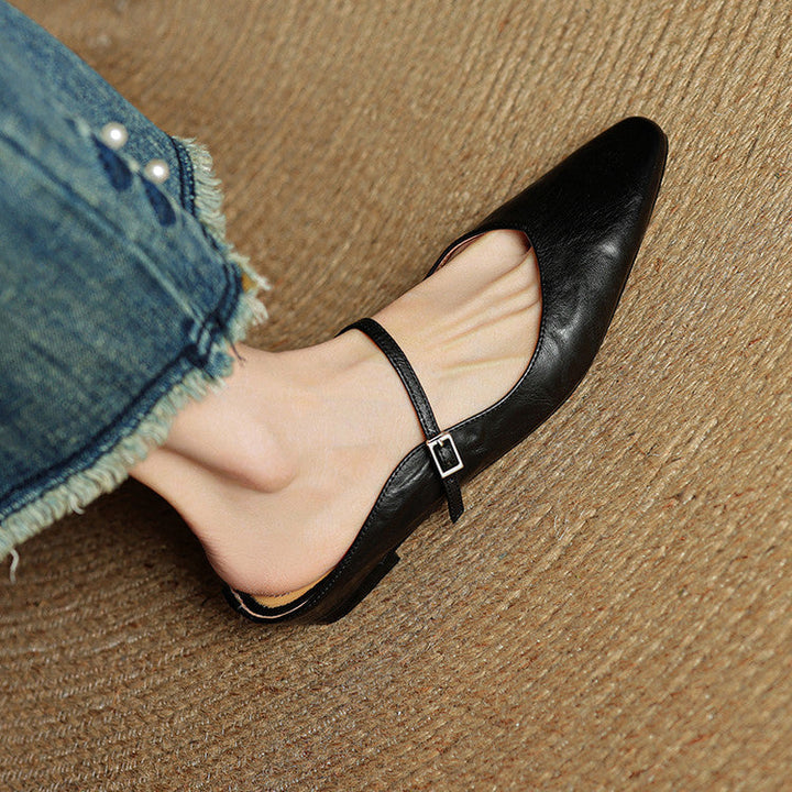 Agnès Paris | Mules Babies en Cuir Souple Solange