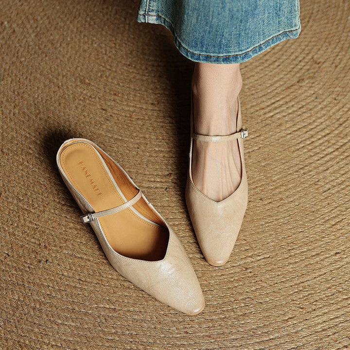 Agnès Paris | Mules Babies en Cuir Souple Solange