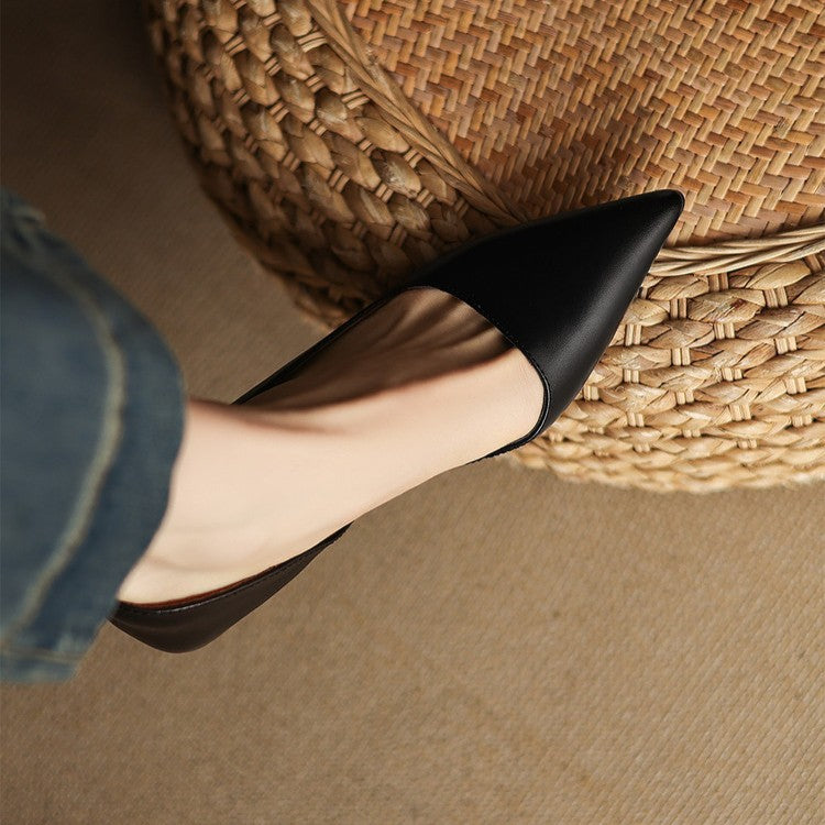 Agnès Paris | Escarpins Kitten Heel en Cuir Manon