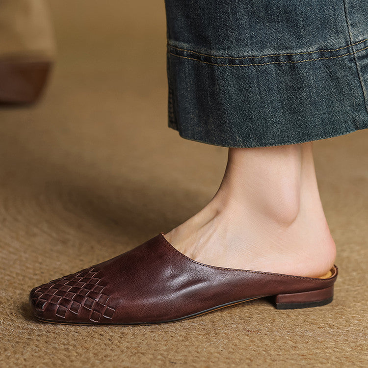 Agnès Paris | Mules Classiques à Petit Talon Geneviève