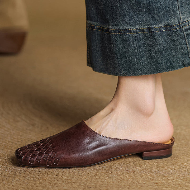 Agnès Paris | Mules Classiques à Petit Talon Geneviève