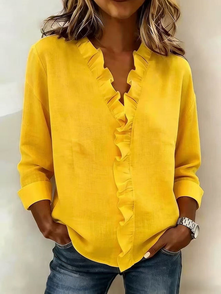 Agnès Paris | Blouse Élégante Volants Claire