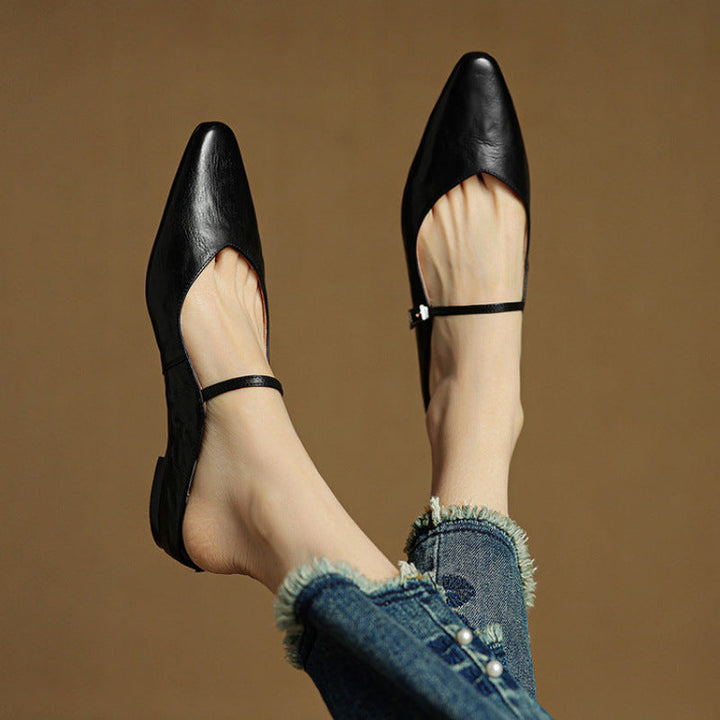 Agnès Paris | Mules Babies en Cuir Souple Solange