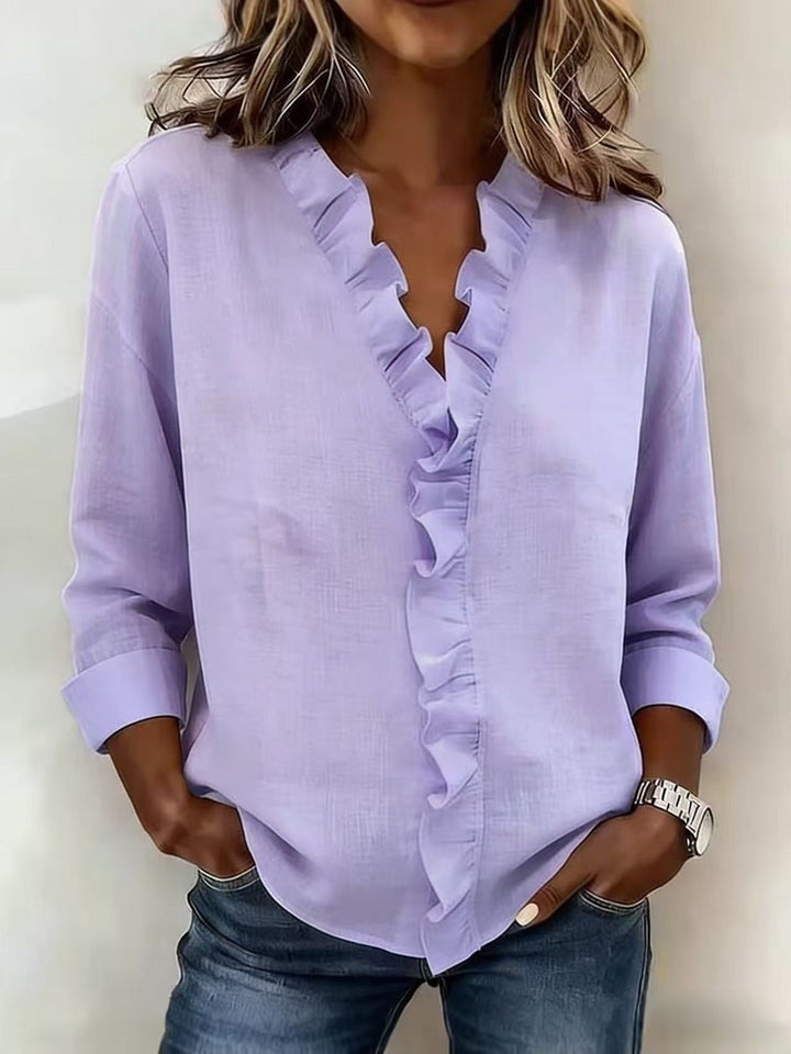Agnès Paris | Blouse Élégante Volants Claire