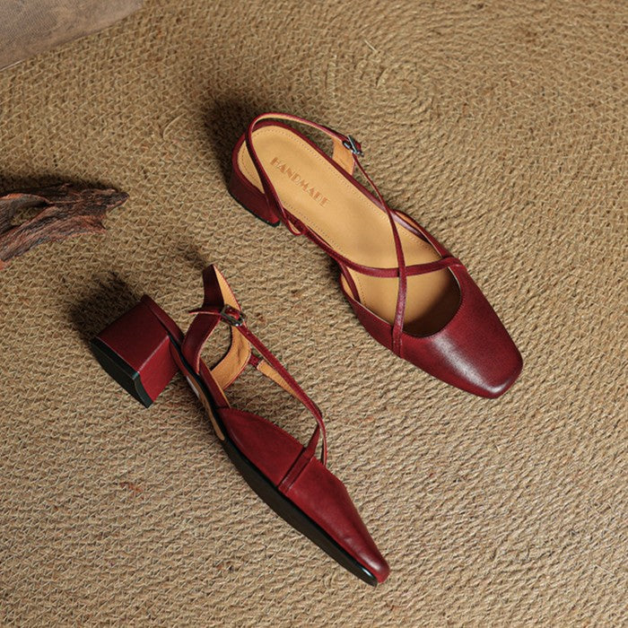 Agnès Paris | Escarpins Slingback à Brides Croisées Chloé