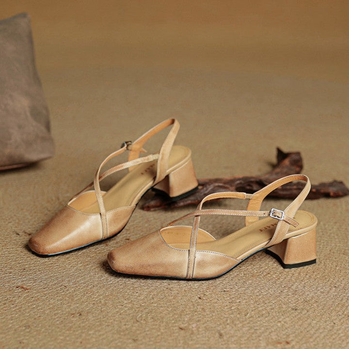 Agnès Paris | Escarpins Slingback à Brides Croisées Chloé