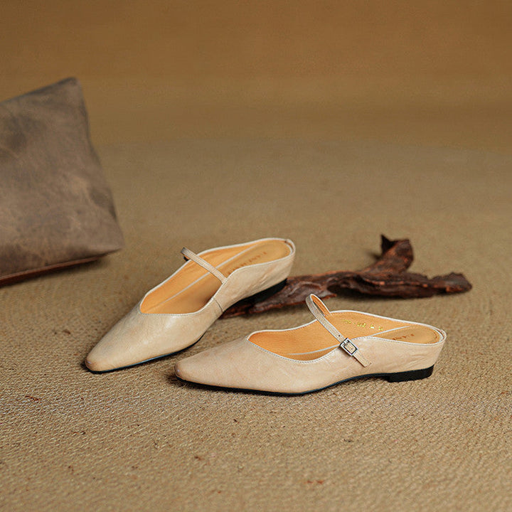 Agnès Paris | Mules Babies en Cuir Souple Solange