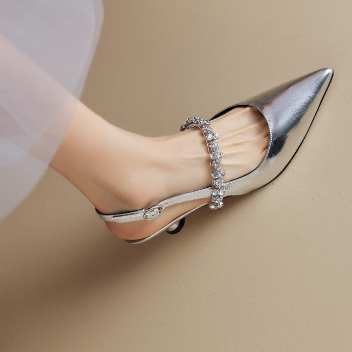 Agnès Paris | Escarpins Slingback Cristal Pauline