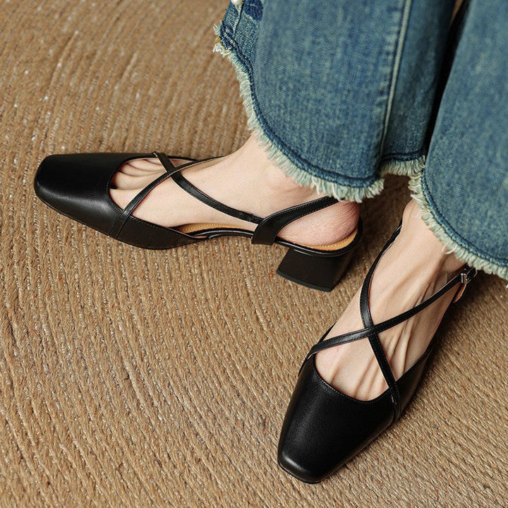 Agnès Paris | Escarpins Slingback à Brides Croisées Chloé
