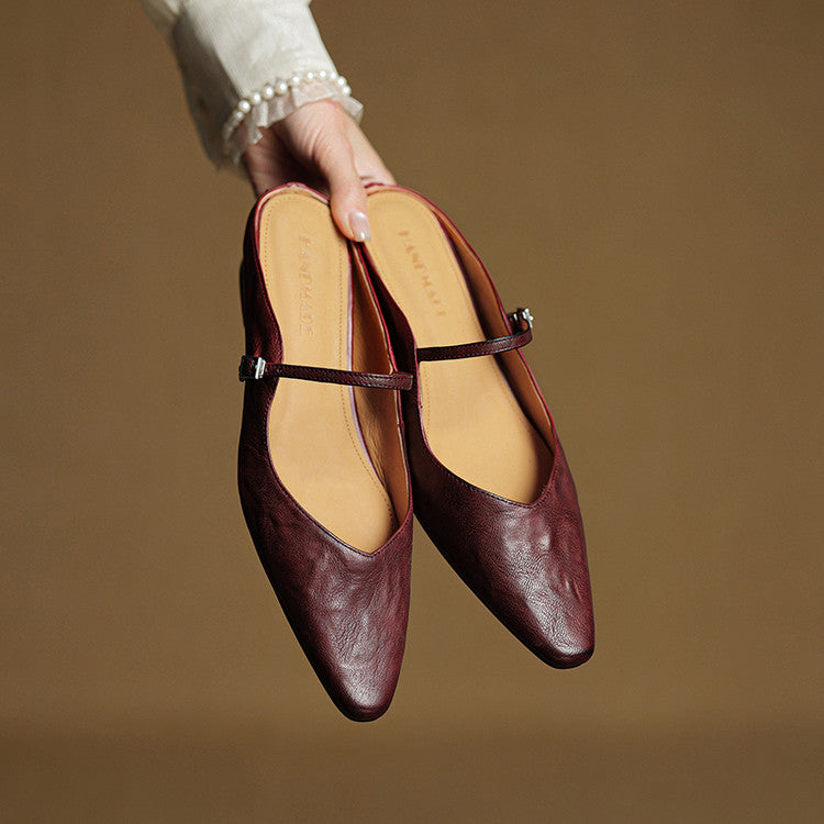 Agnès Paris | Mules Babies en Cuir Souple Solange