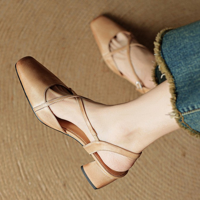 Agnès Paris | Escarpins Slingback à Brides Croisées Chloé