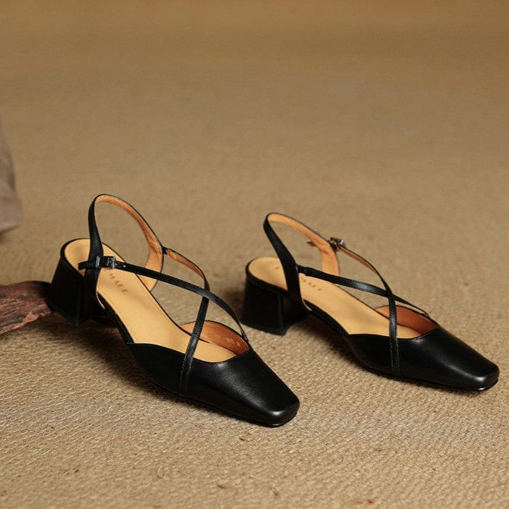 Agnès Paris | Escarpins Slingback à Brides Croisées Chloé