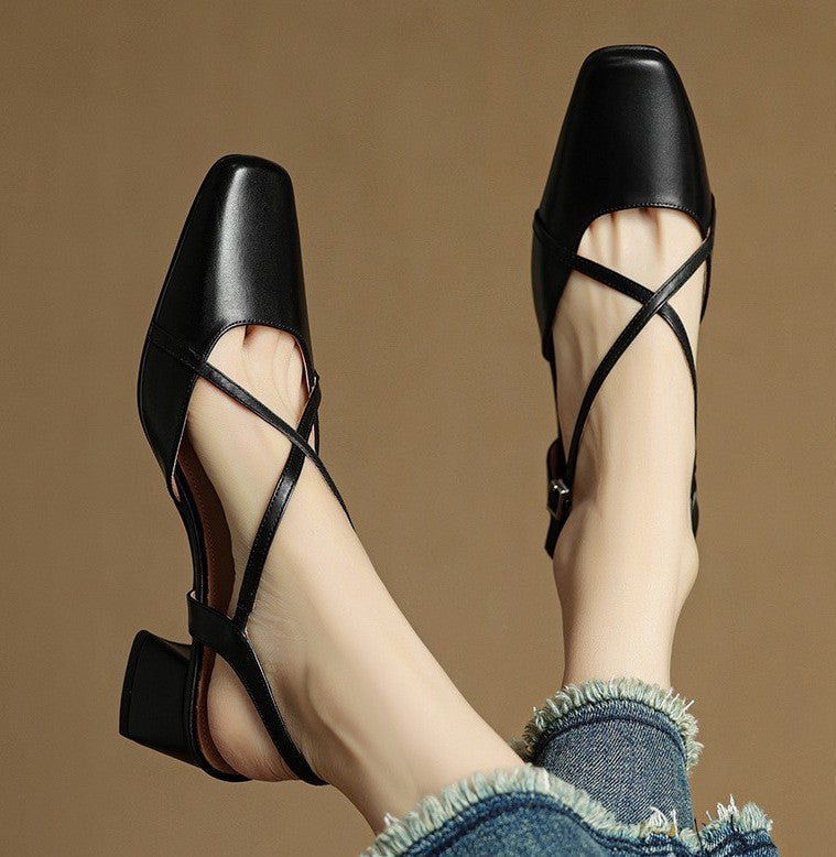 Agnès Paris | Escarpins Slingback à Brides Croisées Chloé