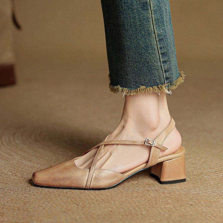 Agnès Paris | Escarpins Slingback à Brides Croisées Chloé