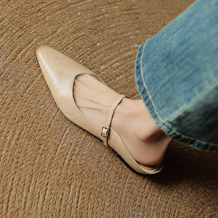 Agnès Paris | Mules Babies en Cuir Souple Solange