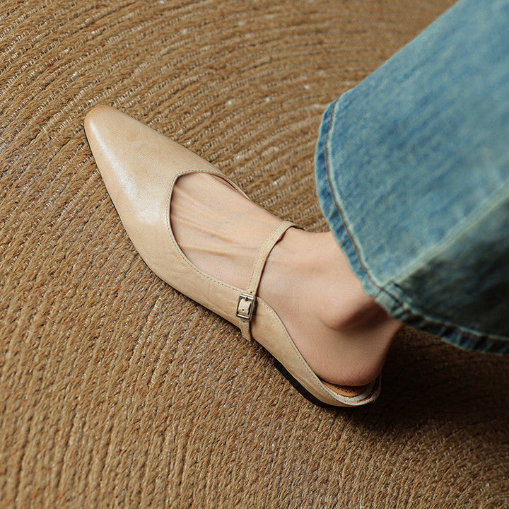Agnès Paris | Mules Babies en Cuir Souple Solange