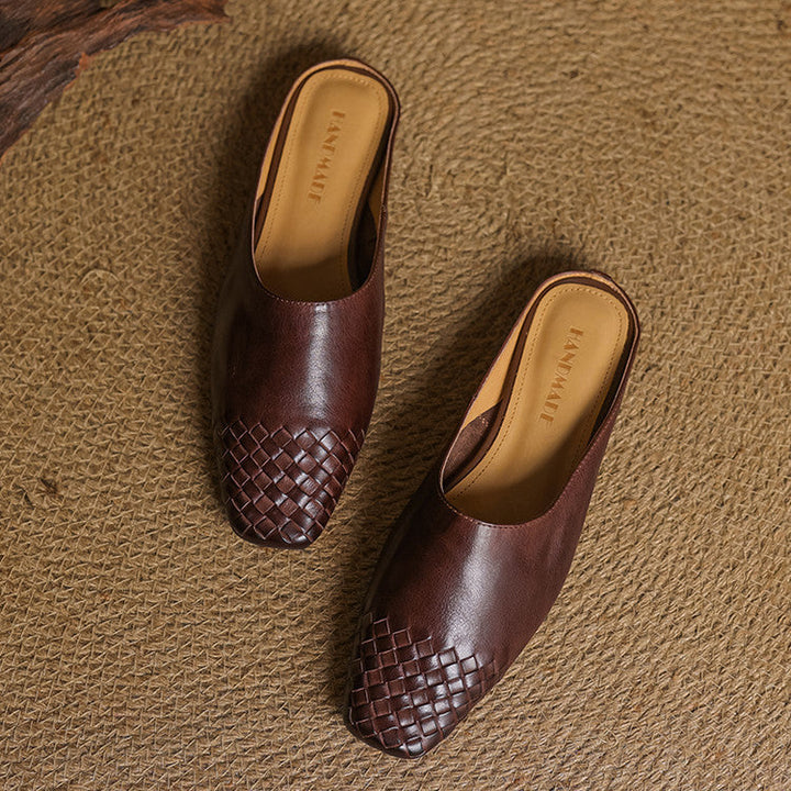 Agnès Paris | Mules Classiques à Petit Talon Geneviève