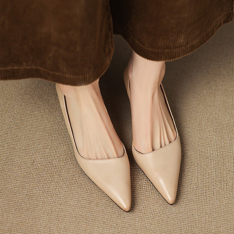 Agnès Paris | Escarpins Kitten Heel en Cuir Manon