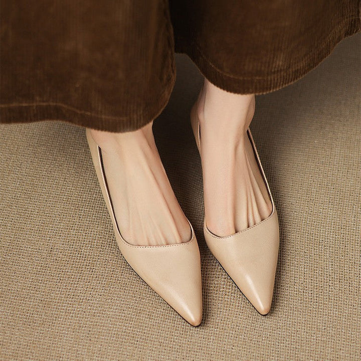 Agnès Paris | Escarpins Kitten Heel en Cuir Manon