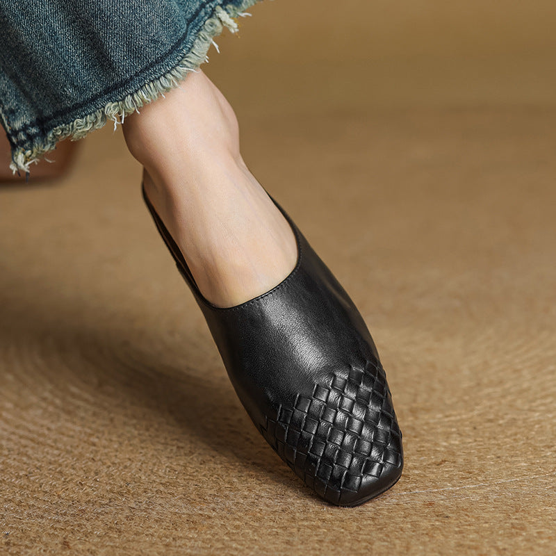 Agnès Paris | Mules Classiques à Petit Talon Geneviève