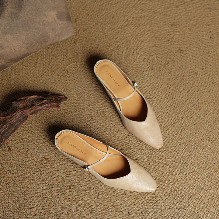 Agnès Paris | Mules Babies en Cuir Souple Solange