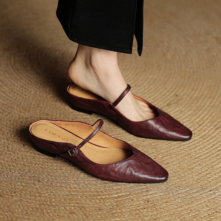 Agnès Paris | Mules Babies en Cuir Souple Solange