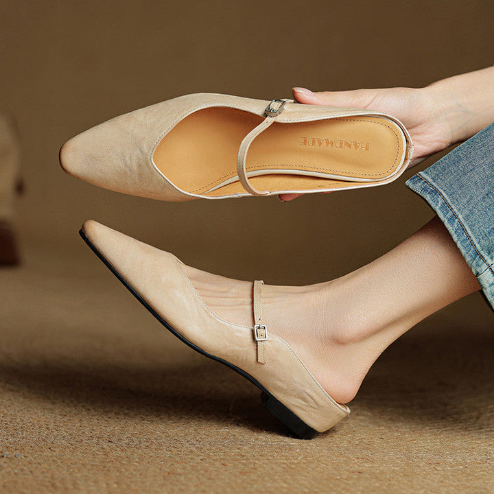 Agnès Paris | Mules Babies en Cuir Souple Solange