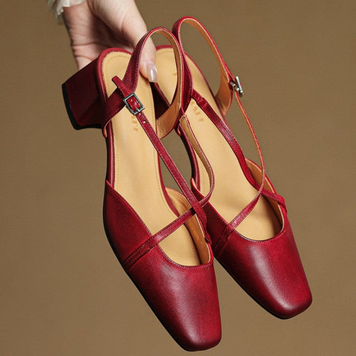 Agnès Paris | Escarpins Slingback à Brides Croisées Chloé