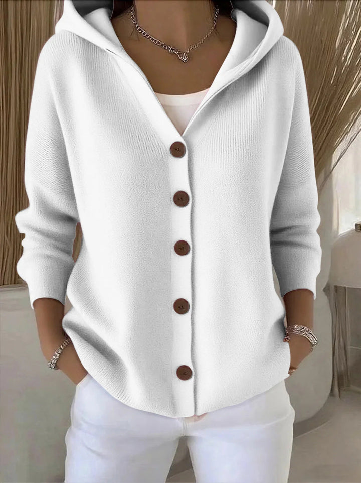 Agnès Paris | Cardigan à Capuche Boutonné Marie