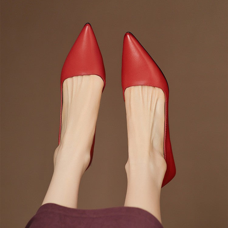 Agnès Paris | Escarpins Kitten Heel en Cuir Manon