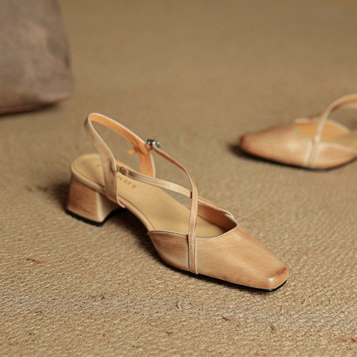 Agnès Paris | Escarpins Slingback à Brides Croisées Chloé
