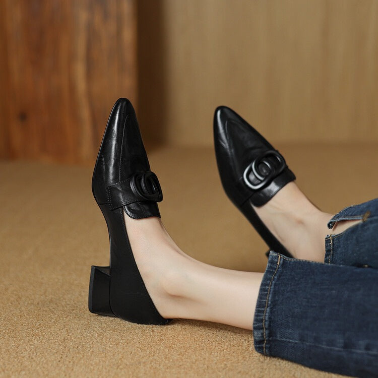 Agnès Paris | Escarpins Pointus à Ornement Colette