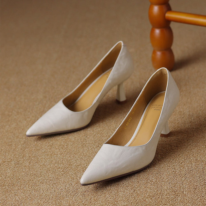 Agnès Paris | Escarpins Fins en Cuir Lucie