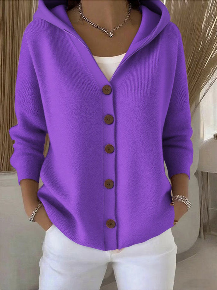 Agnès Paris | Cardigan à Capuche Boutonné Marie