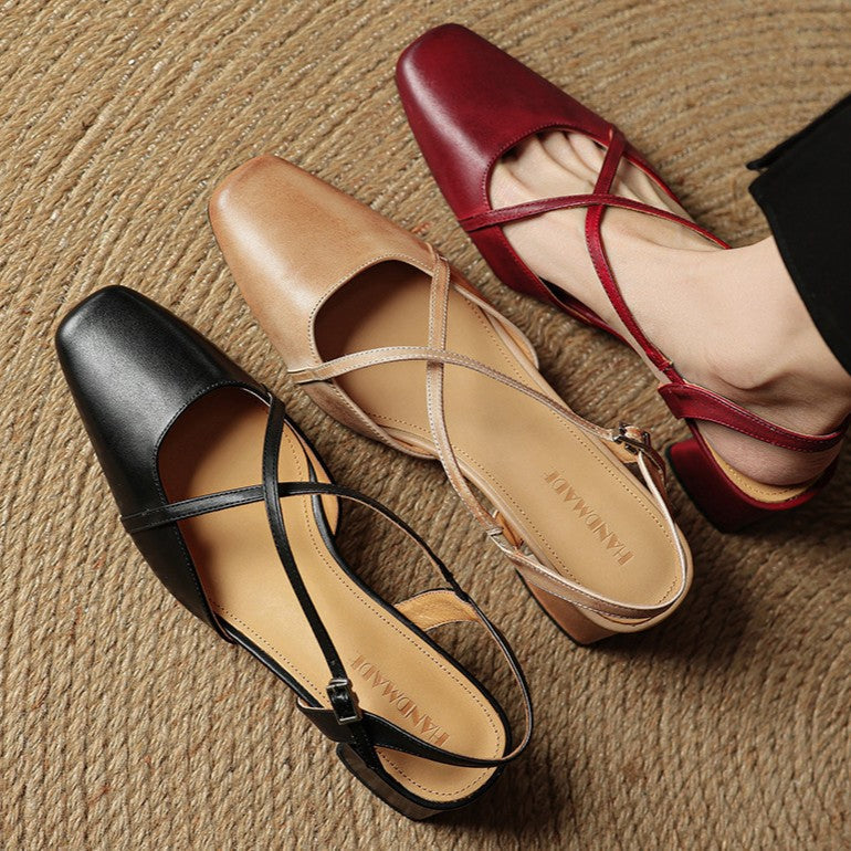 Agnès Paris | Escarpins Slingback à Brides Croisées Chloé