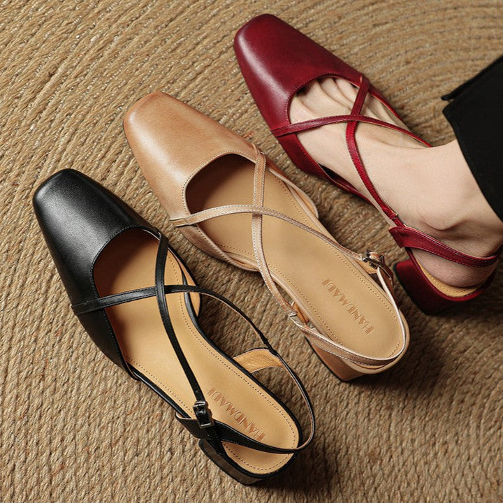 Agnès Paris | Escarpins Slingback à Brides Croisées Chloé