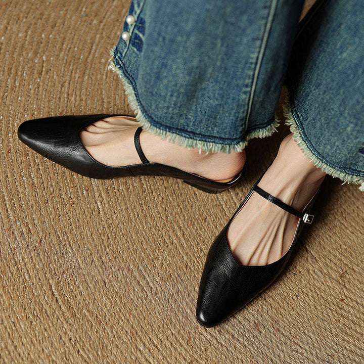 Agnès Paris | Mules Babies en Cuir Souple Solange