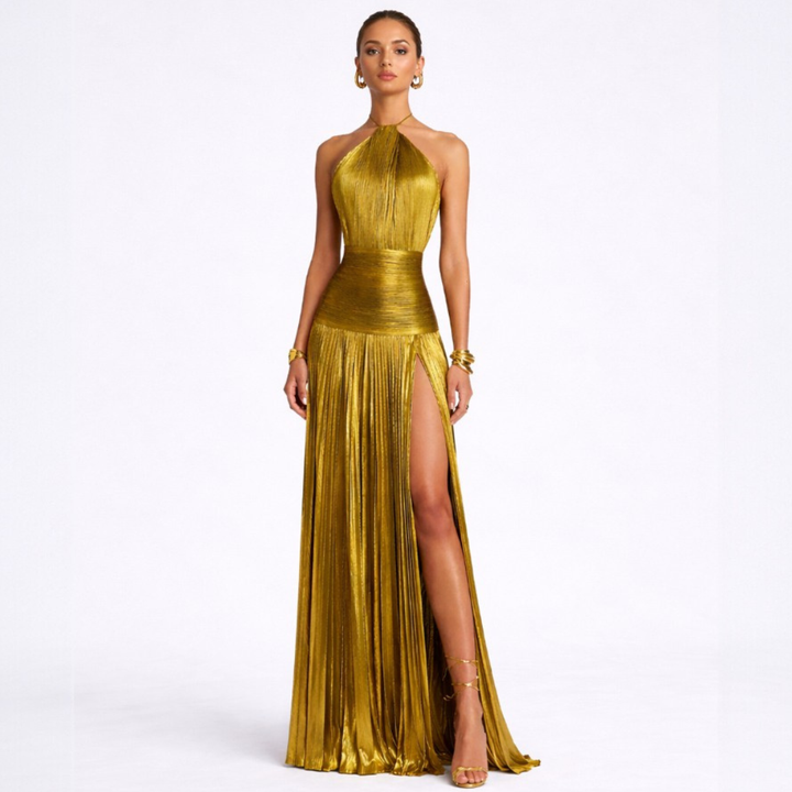 Agnès Paris | Robe Maxi Éclat Doré