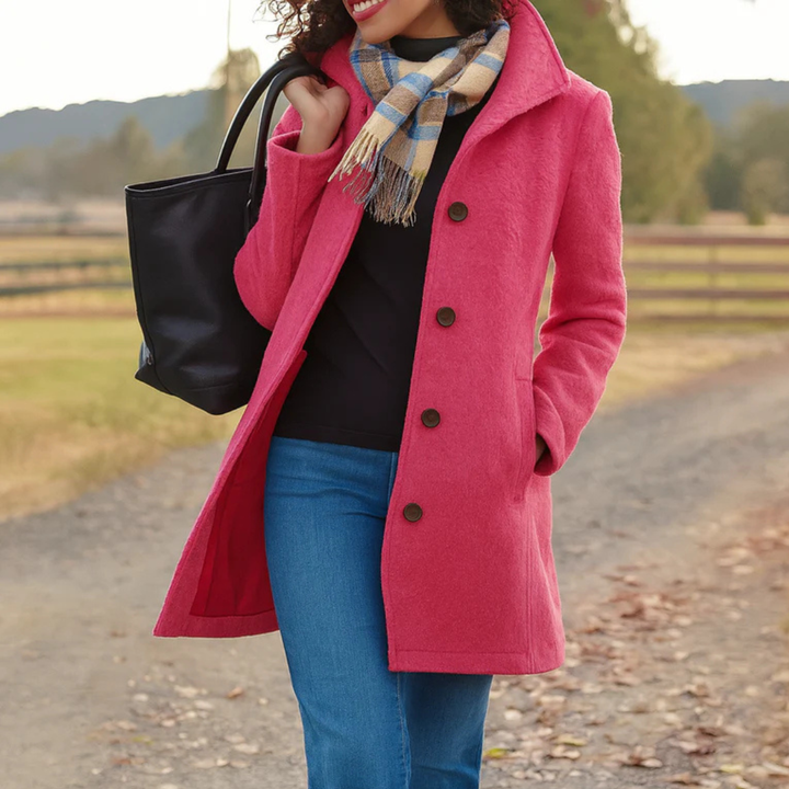 Agnès Paris | Manteau Classique Boutonné Pauline
