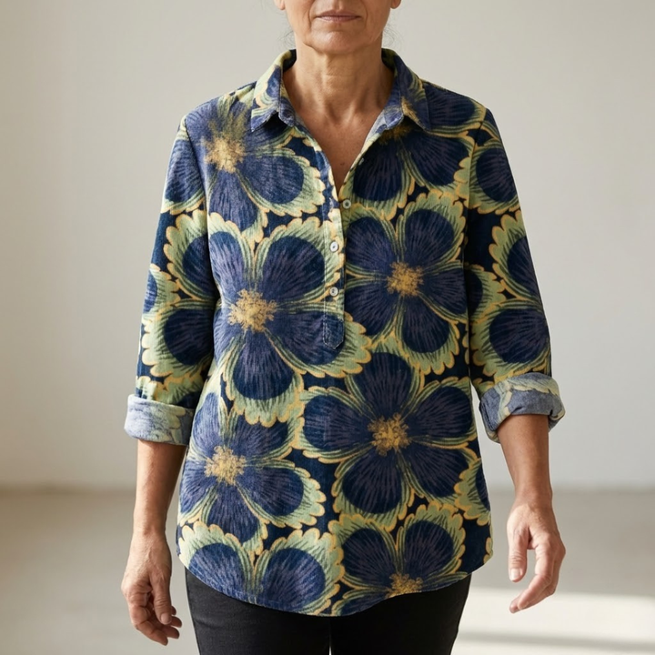 Agnès Paris | Chemise Élégante à Motif Delphine