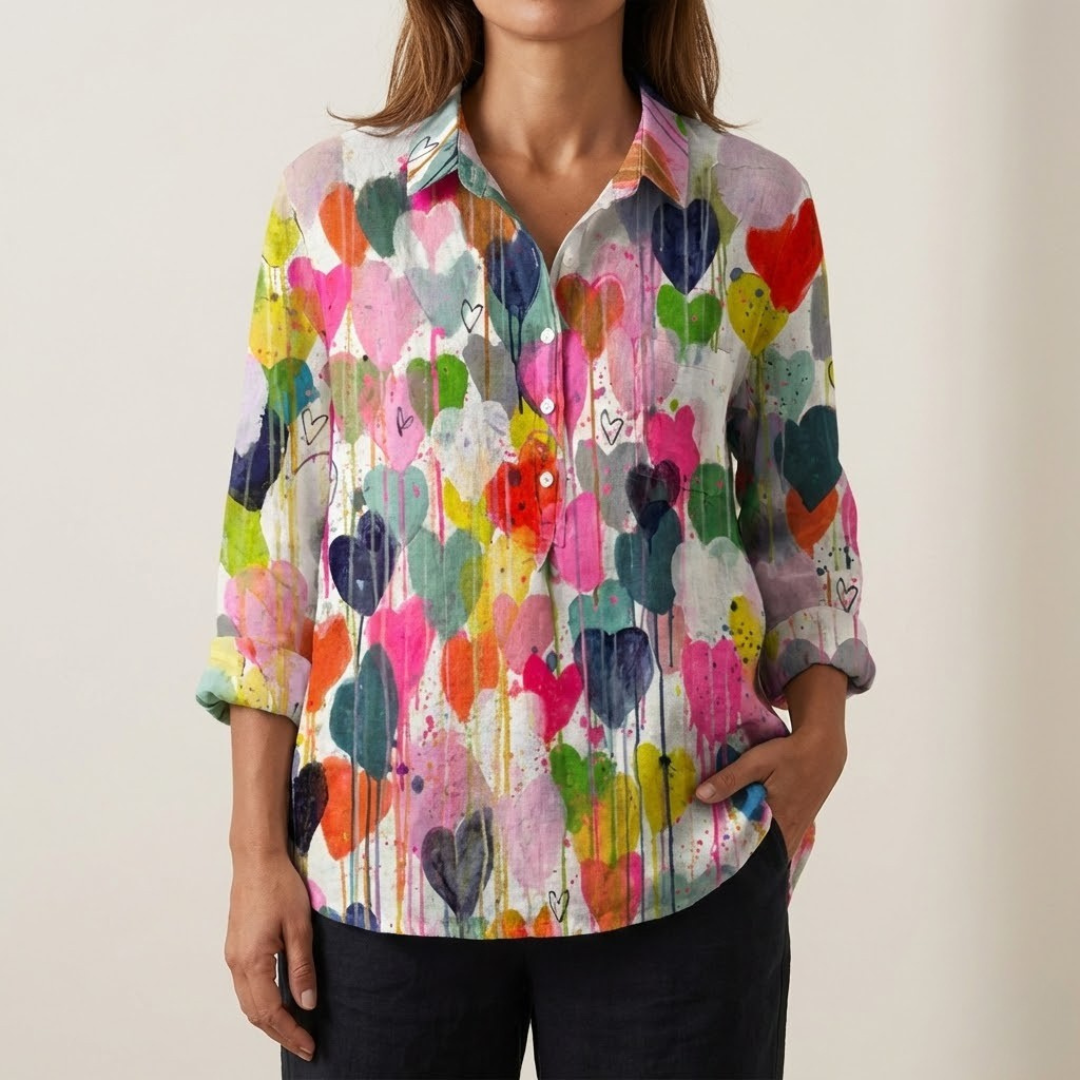 Agnès Paris | Chemise Élégante à Motif Lucie