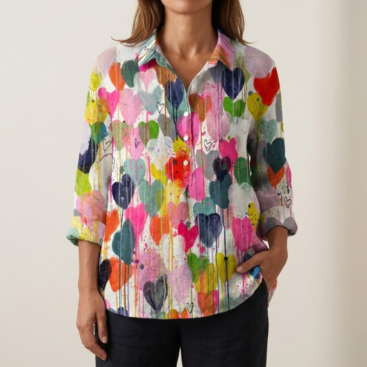 Agnès Paris | Chemise Élégante à Motif Lucie
