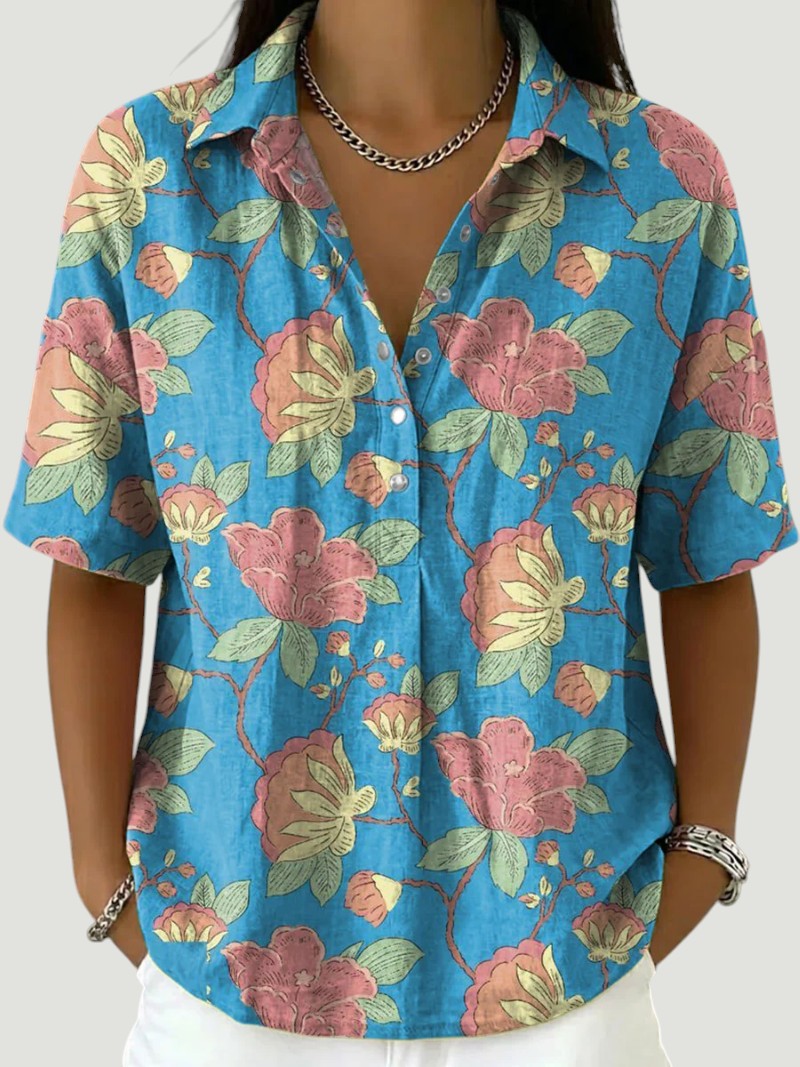 Agnès Paris | Blouse Fleurie Élégante Bérénice