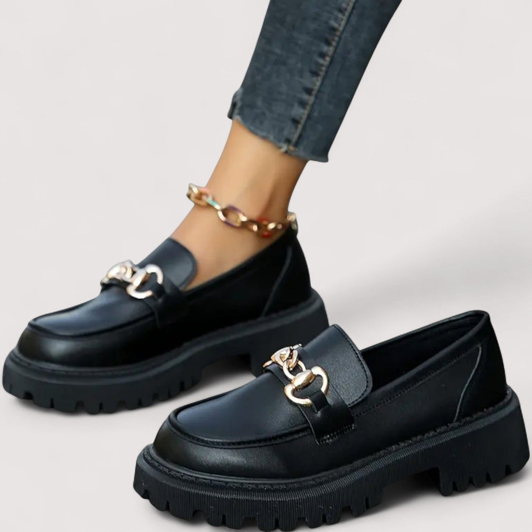 Agnès Paris | Mocassins Chaîne Dorée Marie
