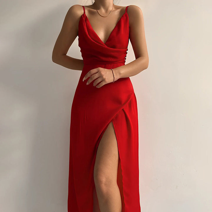Agnès Paris | Robe Élégante Fendue Victoria