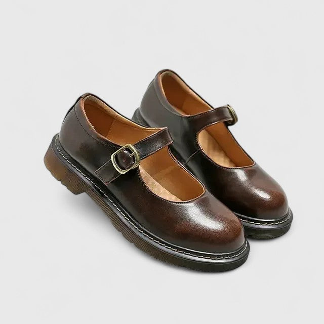 Agnès Paris | Babies Plateforme Cuir Aveline