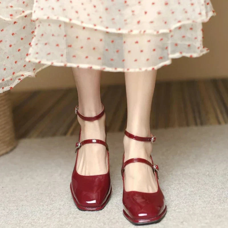 Agnès Paris | Escarpins Bride Cheville Vernis Charlotte