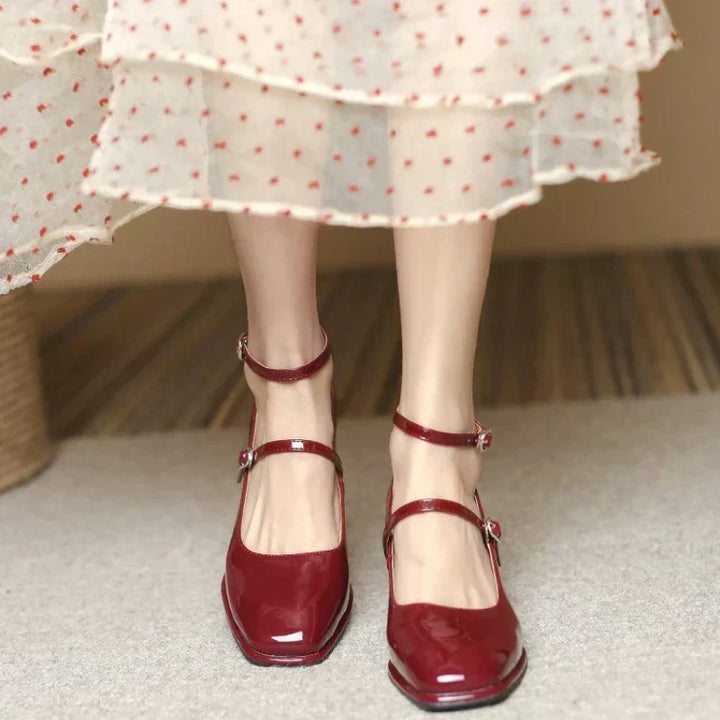 Agnès Paris | Escarpins Bride Cheville Vernis Charlotte