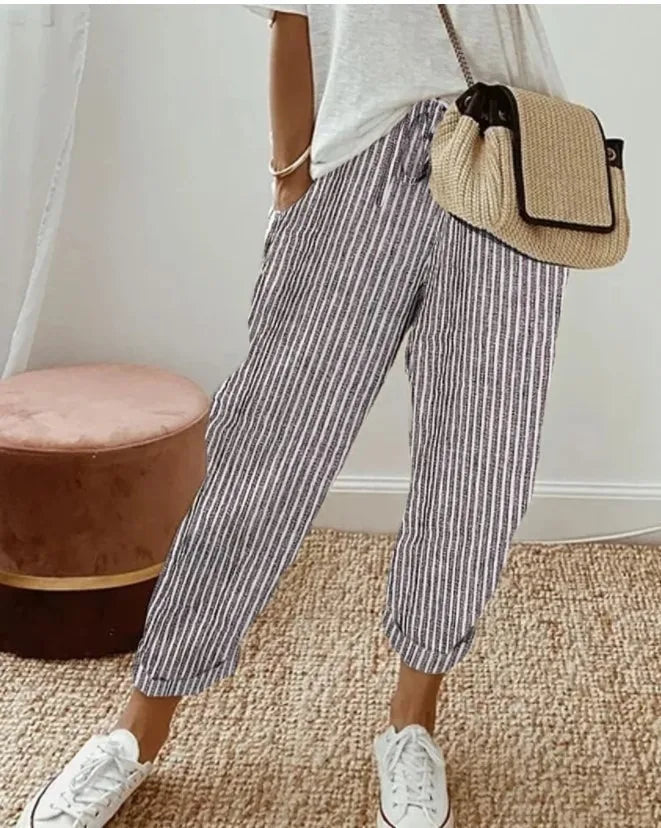 Agnès Paris | Short Décontracté Léger Taille Élastique Léa